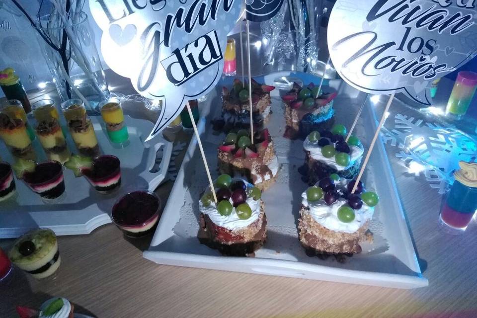 Mesas de postres