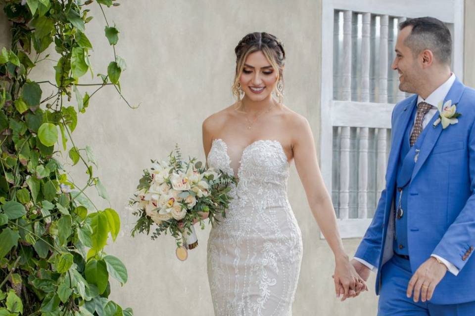 Nuestra novia 👰 radiante!!