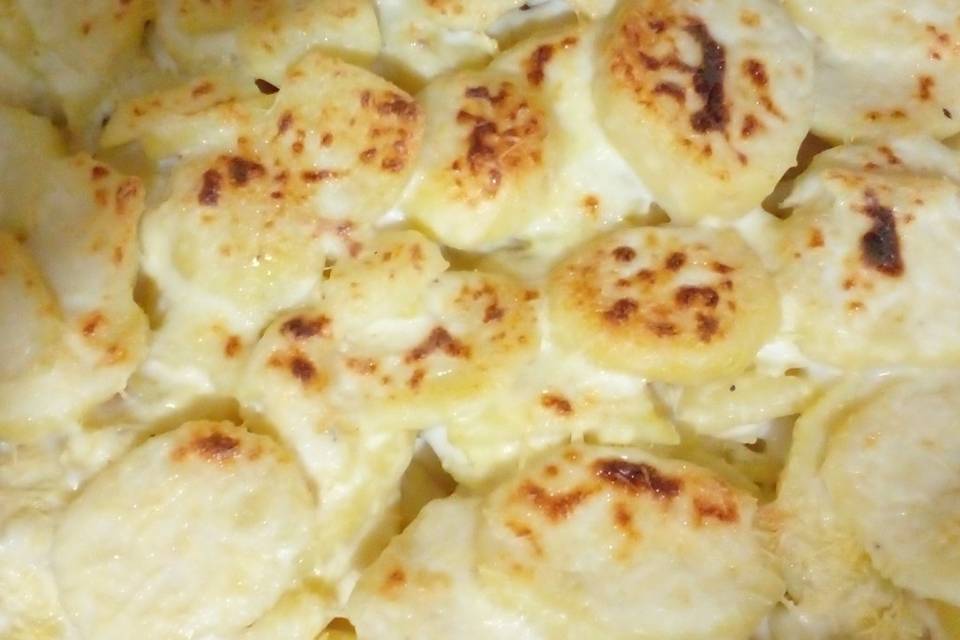 Papas gratinadas