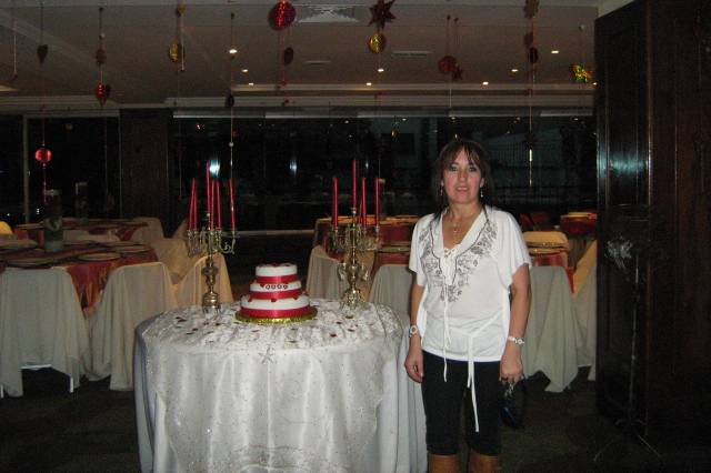 Salón decorado