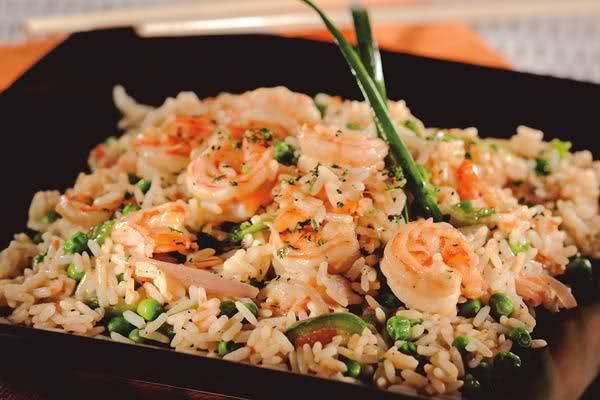 Arroz con camarones