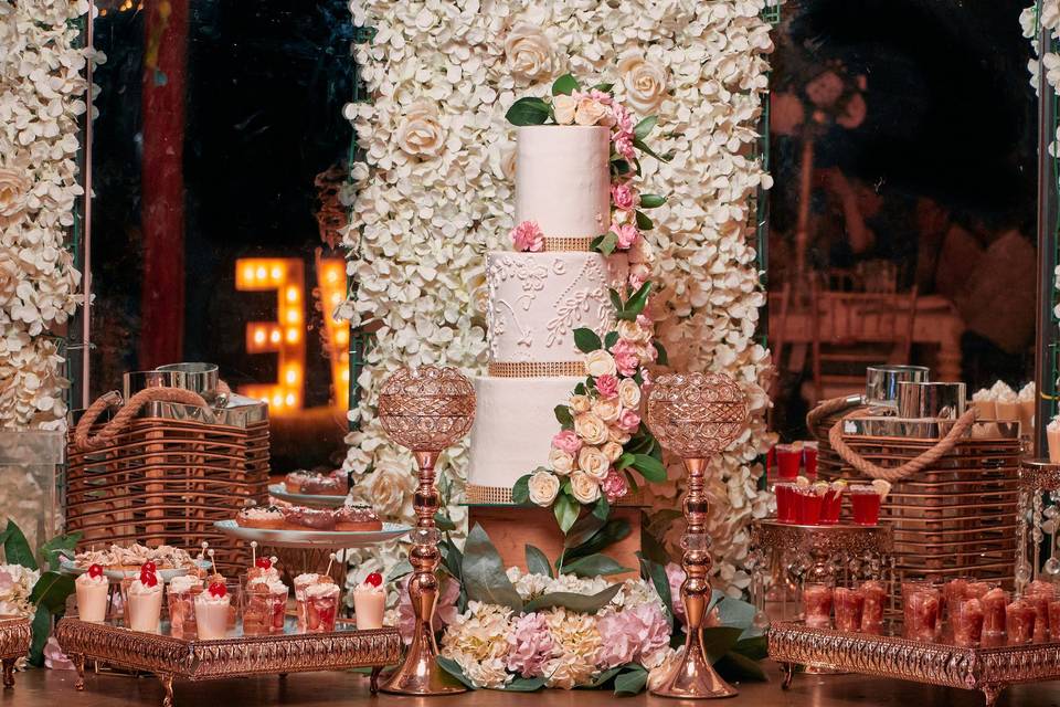 Un pastel ideado por la novia