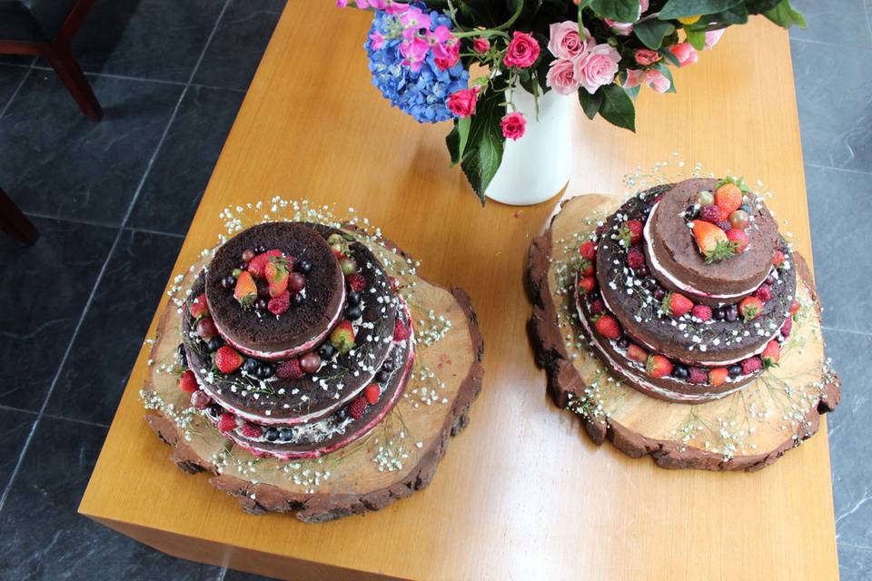 Torta de chocolate artesanal