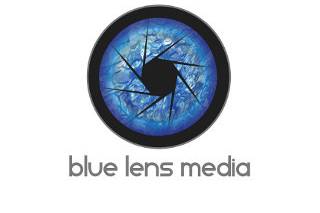 Blue lens media logo