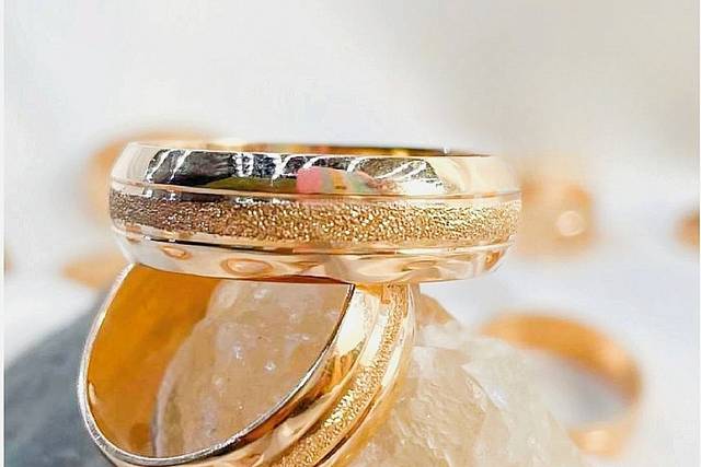 Anillos Sortijas De Oro 18k de Compromiso Matrimonio Boda Para Mujer Tres  Tonos