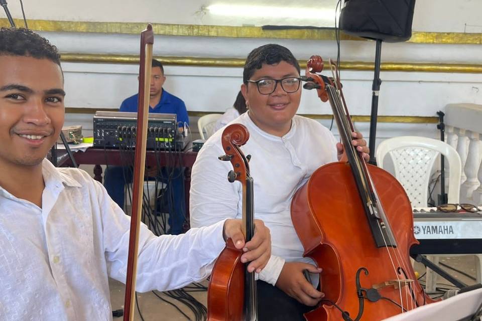 Violín y violonchelo