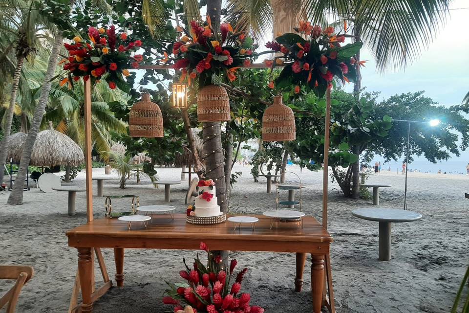 Boda en playa