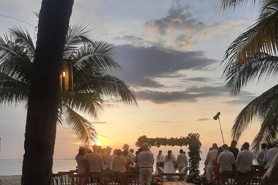 Boda en playa