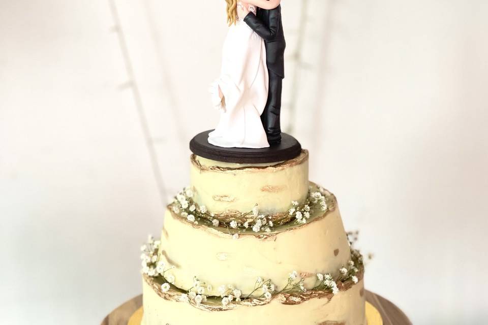 Torta de bodas personalizada