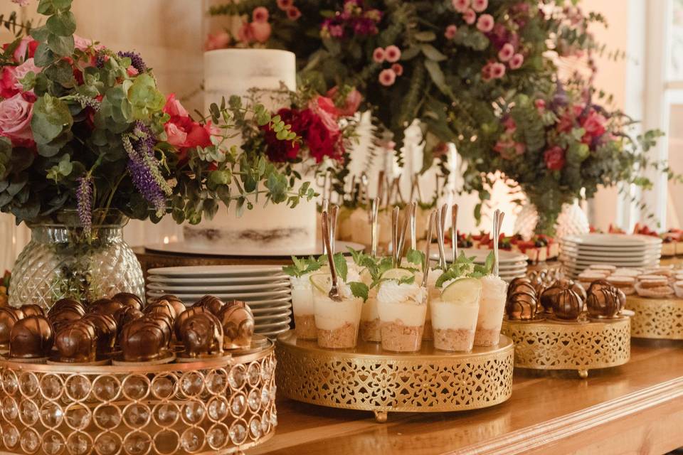 Diseño mesa de postres