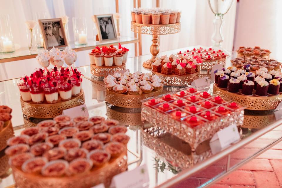 Diseño mesa de postres