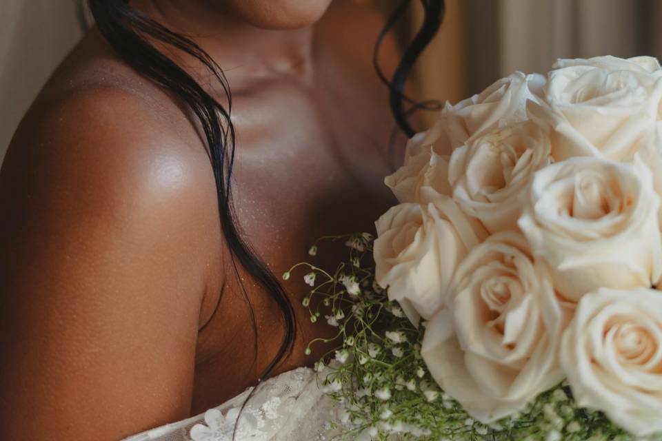 Preparativos de la novia