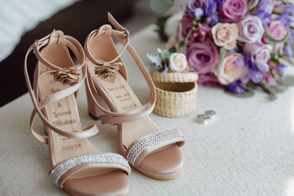 Preparativos de la novia
