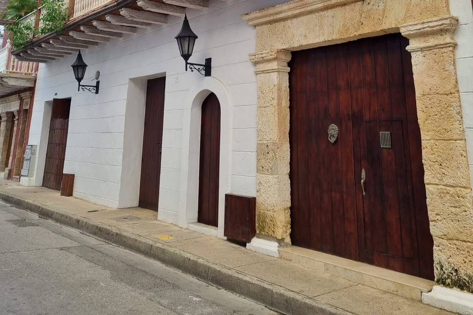 Fachada de la casa