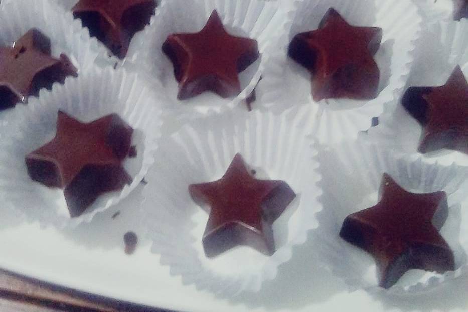 Estrellas de chocolate