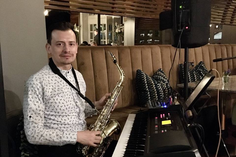 Saxofonista en Bogotá