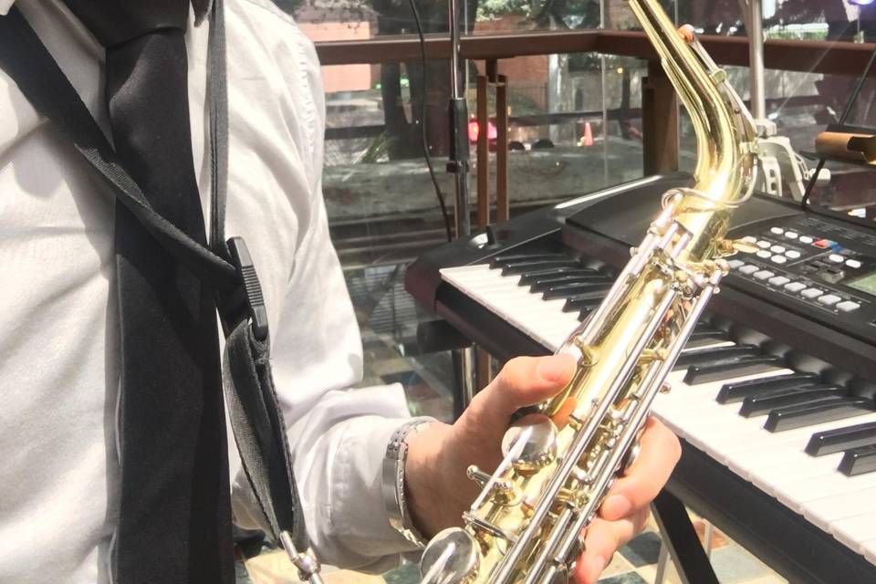 Saxofonista en Bogotá