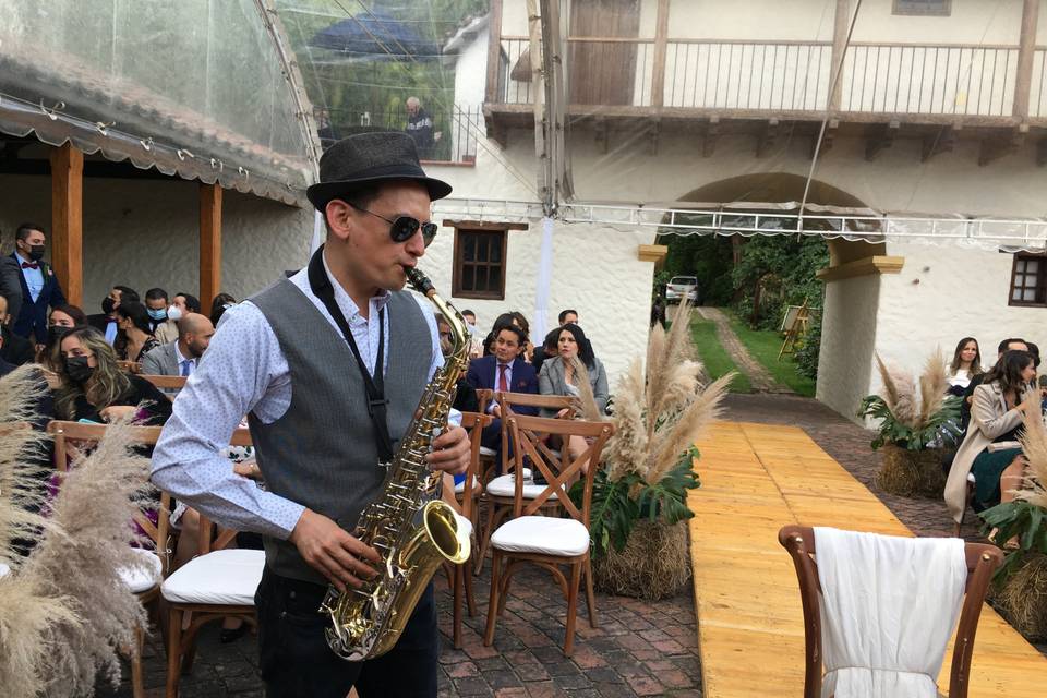 Saxofonista Bogotá matrimonio