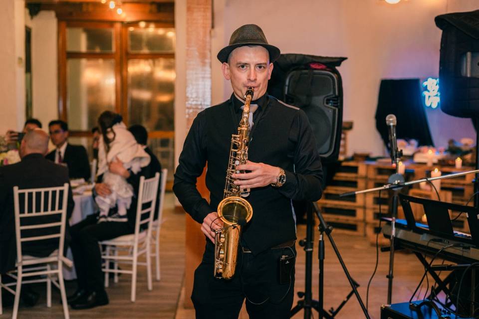 Saxofonista Bogotá