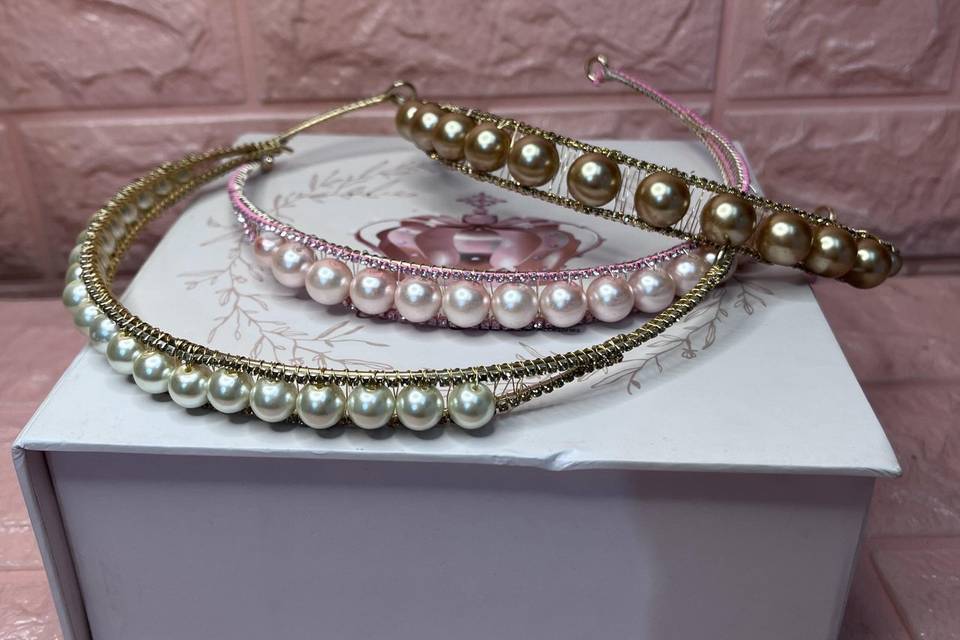 Diadema perlas