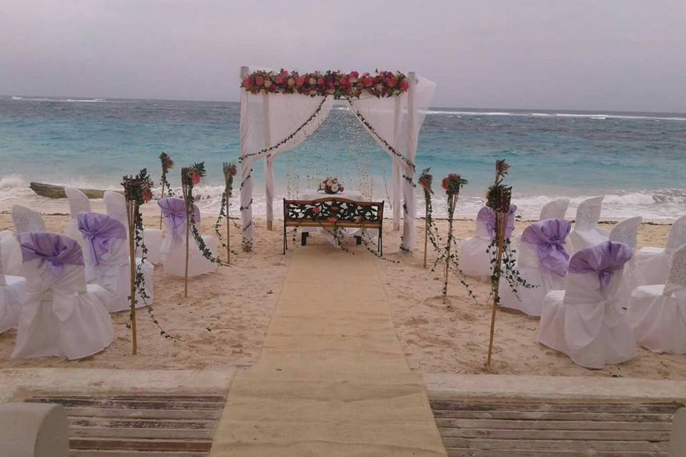 Playa para ceremonia