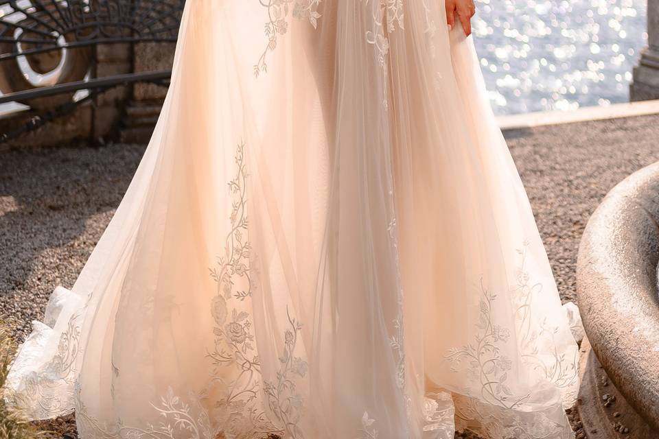 Vestido novia corte A