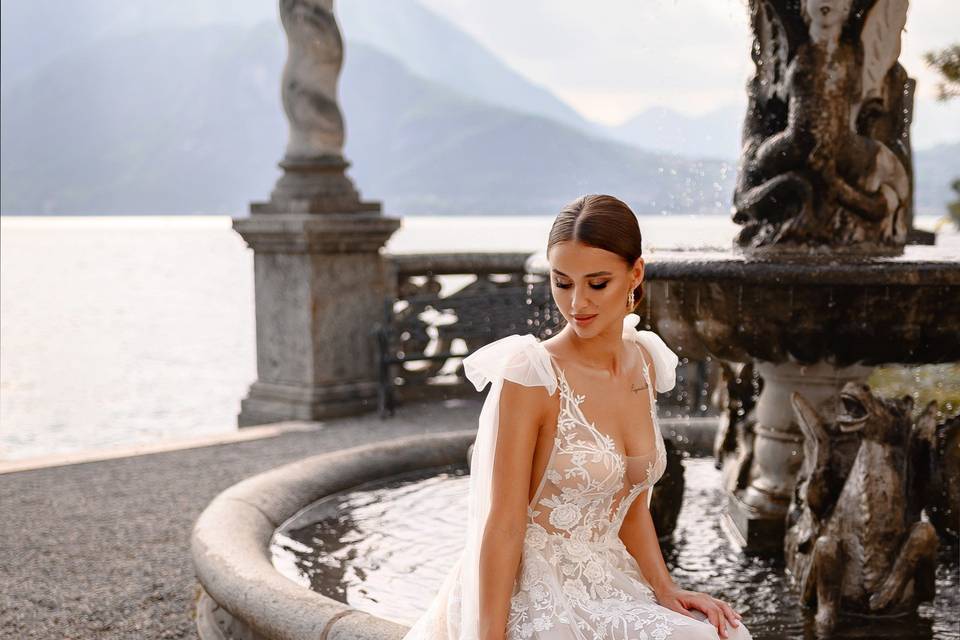 Vestido novia corte A