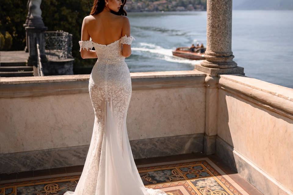 Vestido novia sirena