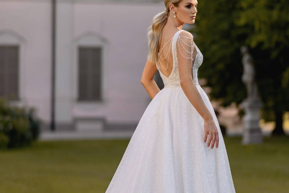 Vestido novia corte A