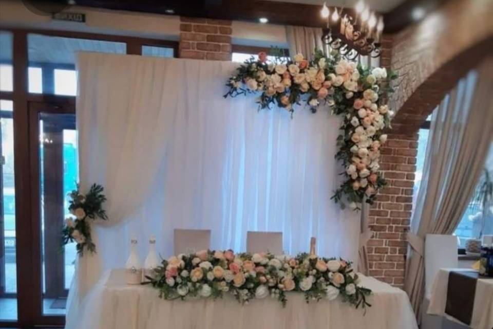 Mesa para novios