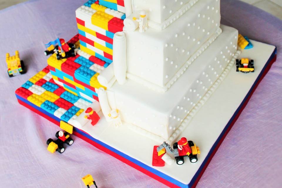 Torta para boda Lego