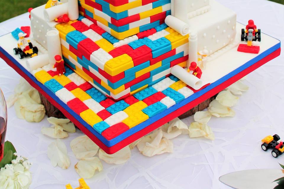 Torta para boda Lego