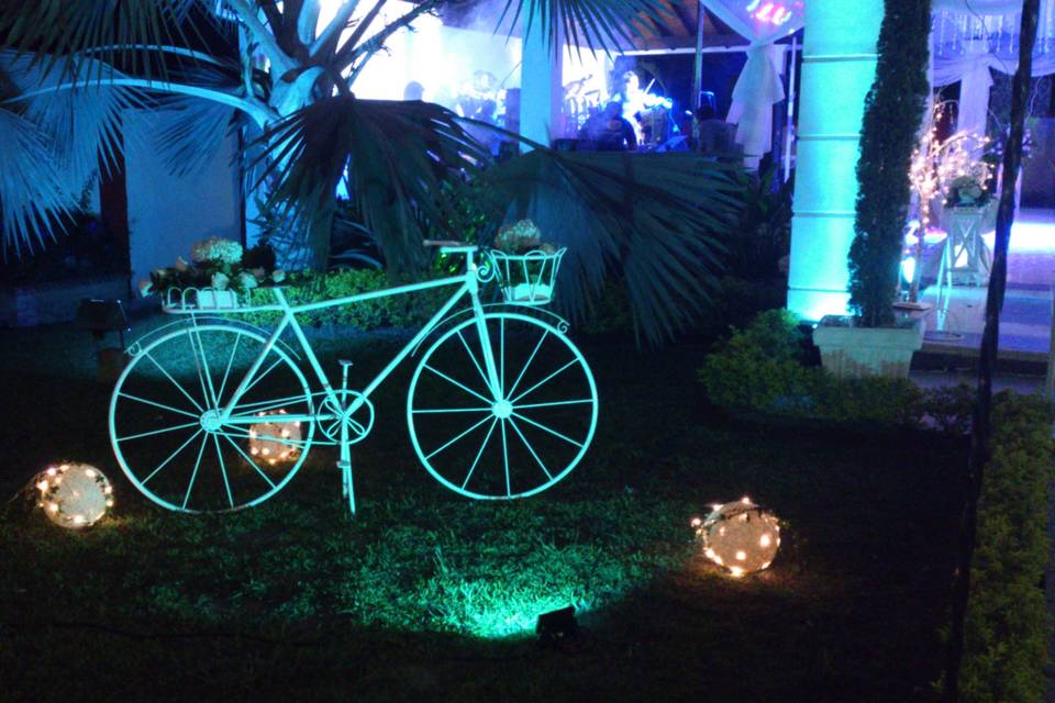 Bicicleta iluminada